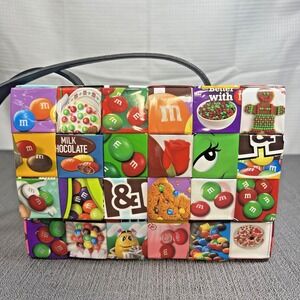 Mitz Joined Hands M&M Crossbody Purse Bag 100% Handmade Reused Materials